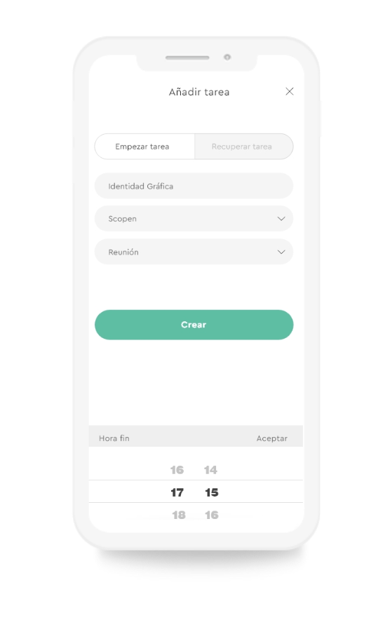 app-móvil-tiempo de tareas