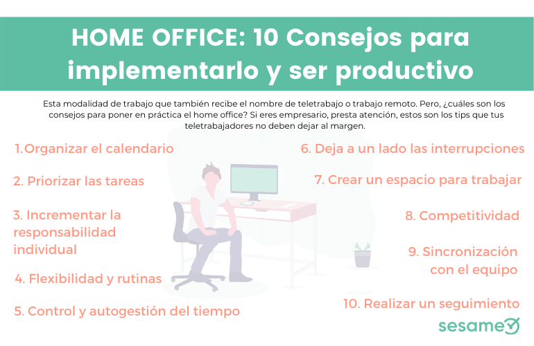 Home Office: Consejos para implementarlo y ser productivo 2023