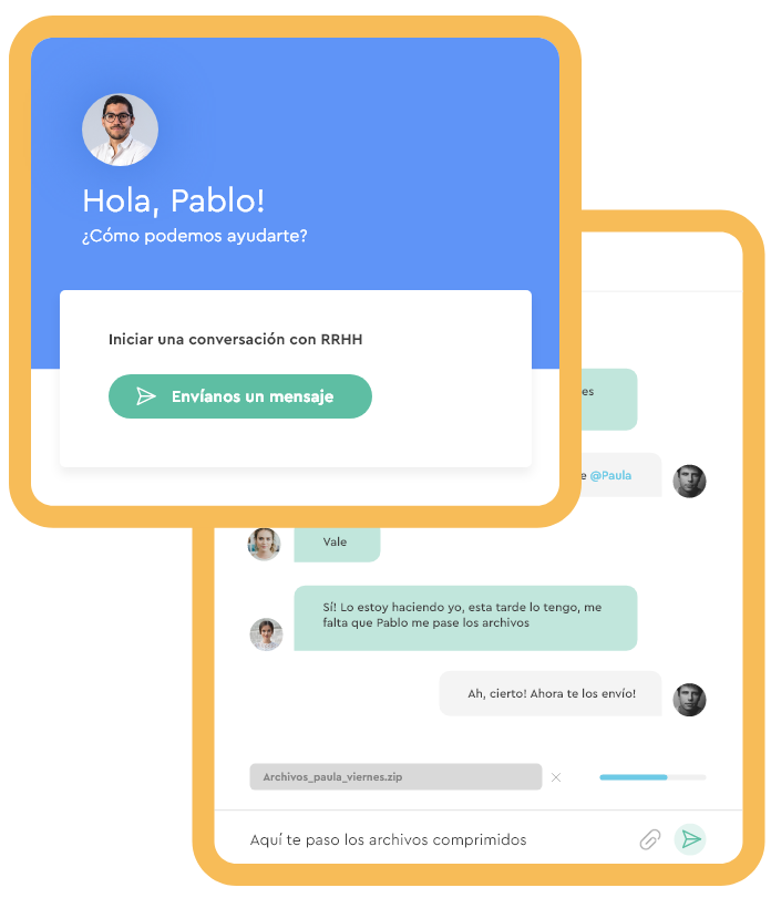 Chat Chat Software de gestión de personal