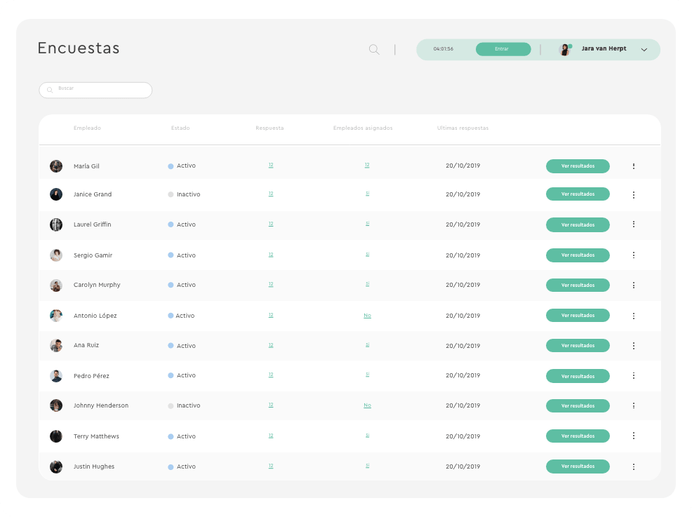 Visualiza Software de encuestas de cultura empresarial