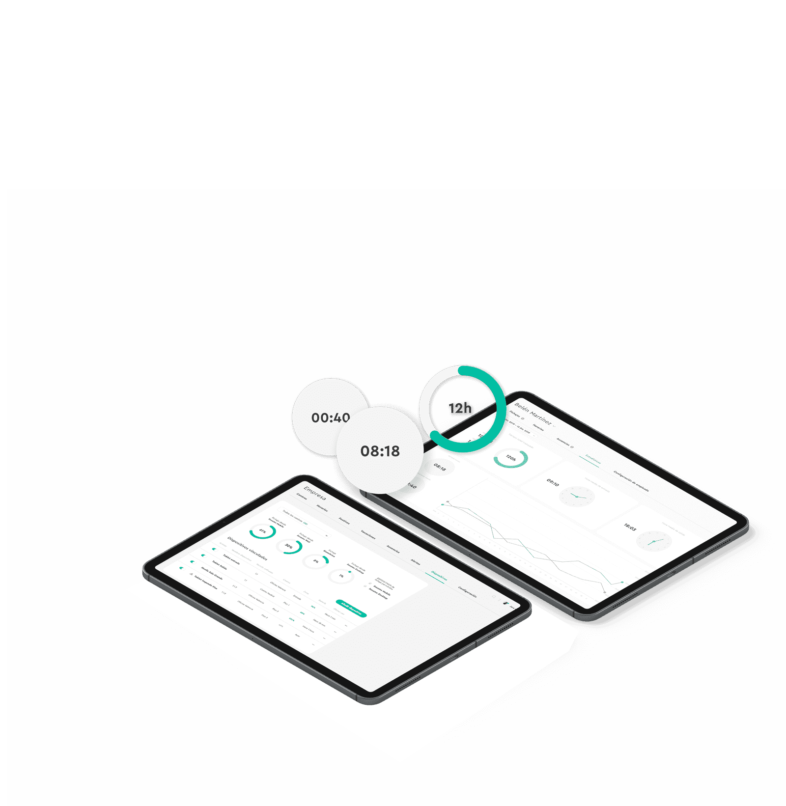 Reportes de la aplicación de Sesame