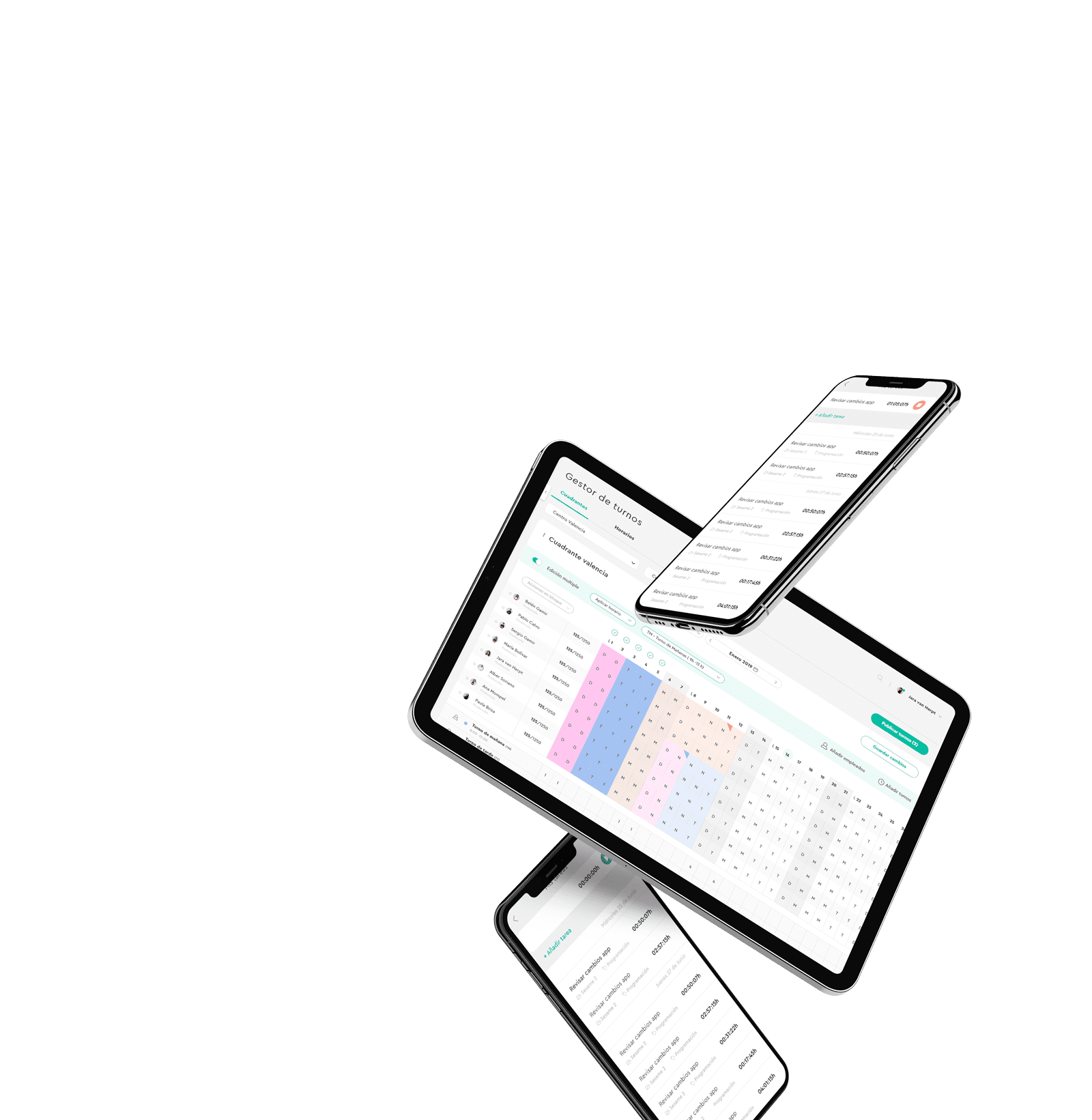Software de cuadrante de turnos
